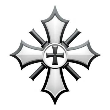 Teutonic Order cross sticker