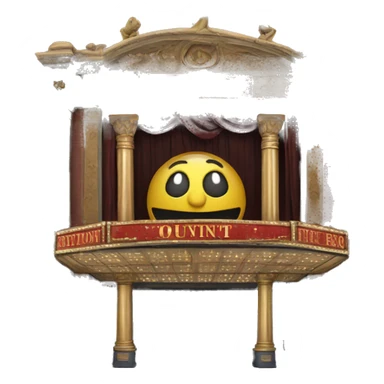 theatre sign sticker