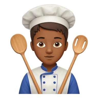 King Hockey player with chef apron sticker