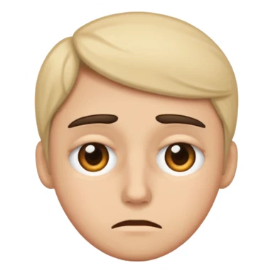 Tired with baggy eyes sticker