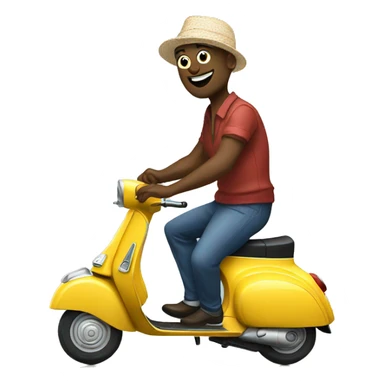 Dancing vespa sticker