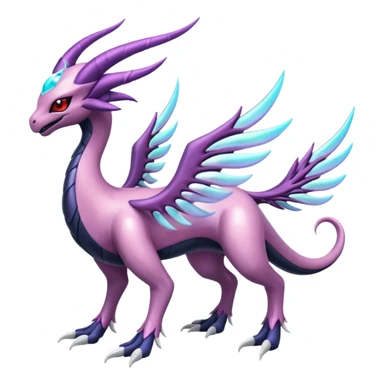 Lunala-Yveltal-Palkia-Fakémon-hybrid-creature (full body)  sticker
