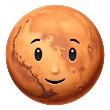 Planet mars  sticker