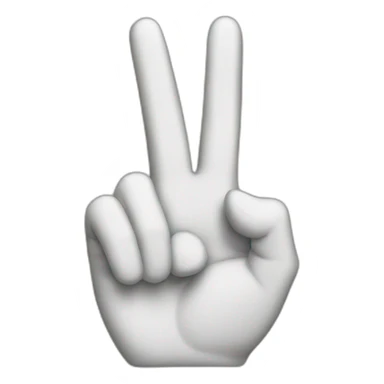 east coast hand symbol sticker