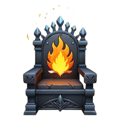 dark fire throne sticker