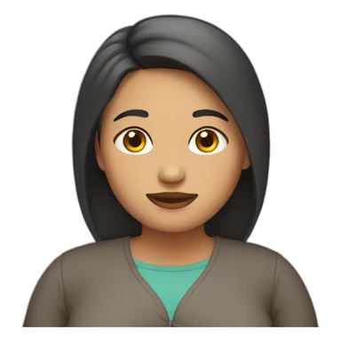 Mujer gordita sticker