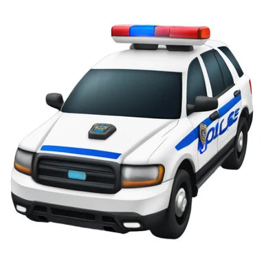 police car with paragraph DeltaQTA sticker