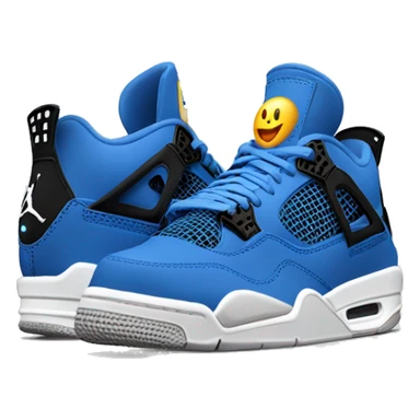 Jordan 4 blue thunders sticker