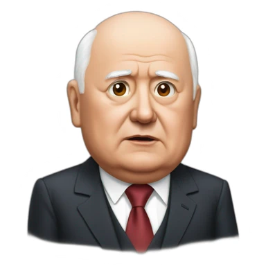  Michail Gorbachev is very angry sticker