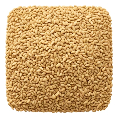 A small pile of sesame seeds sticker