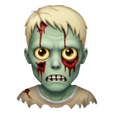 Faça um zombie com uma blusa na sticker