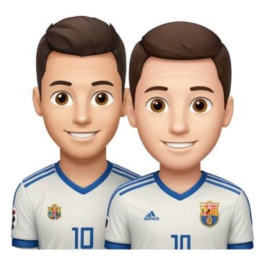 Cr7 con messi sticker