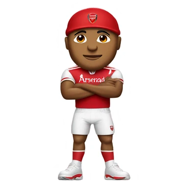 Ll cool j in a arsenal top sticker