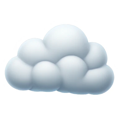 cloud with frost and wind sticker