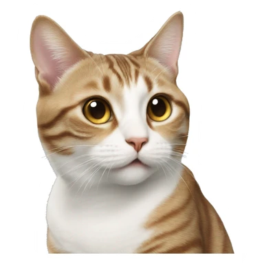 Cat blowing kiss sticker