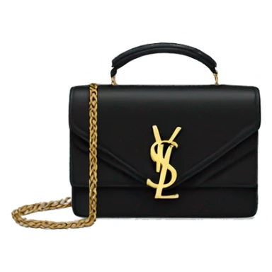 Black ysl bag sticker