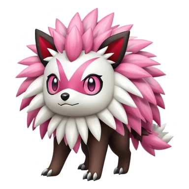 Shiny Zigzagoon-Shaymin-hybrid, full body sticker