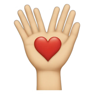 Kelly slater heart with his hands sticker