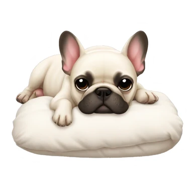 French bulldog sleepi g sticker