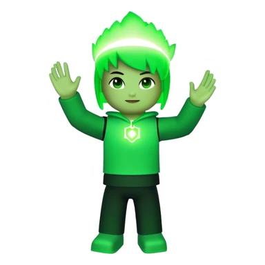 Lucky aura Roblox avatar  sticker