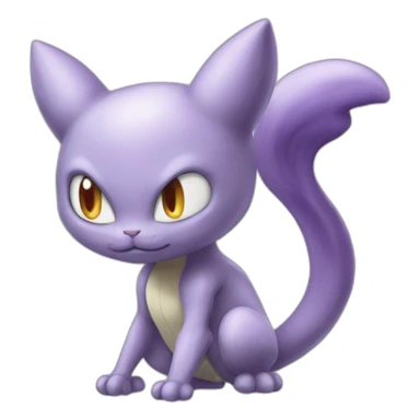 MewTwo Pokemon sticker