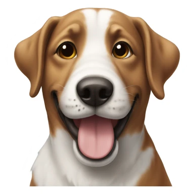 Happily enjoying dog sticker