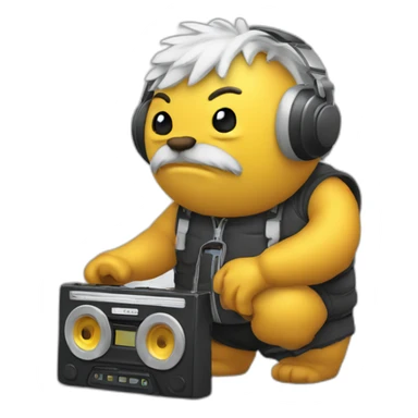 wrog with walkman sticker