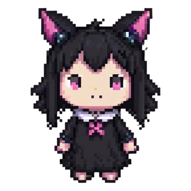 pink Kuromi sticker