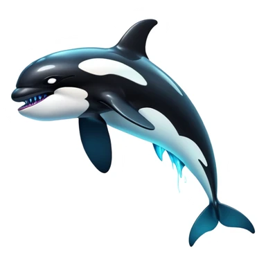 cybernetically enhanced orca sticker