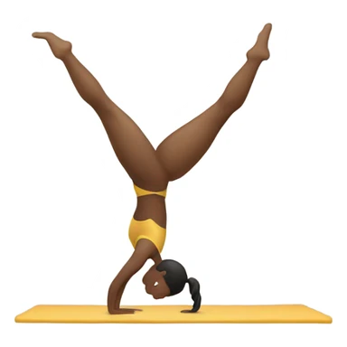 Gymnast upside down handstand sticker