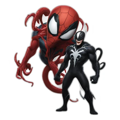 Venom and carnage from marvel sticker