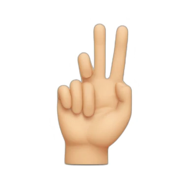 Finger mit Nägeln ergeben eine Herzform sticker