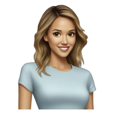 Jessica Alba sticker