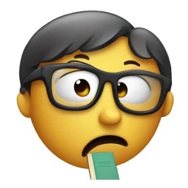 bored demotivated book worm student sticker