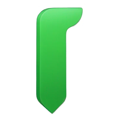 Bookmark for an app, icon gray with green, simple stroke sticker