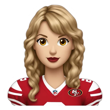 taylor-swift-49ers sticker