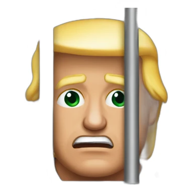 trump-in-jail-cell sticker