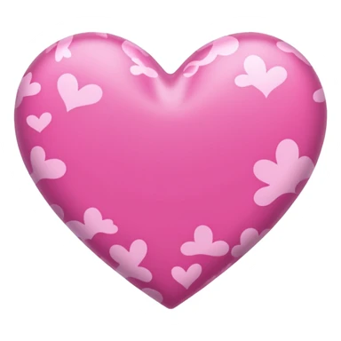 Pink heart with pink camo in the middle sticker