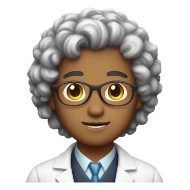 rich curly doctor sticker