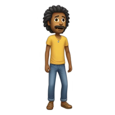 Moaí debout sticker