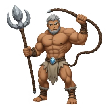 earth elemental long whip sticker