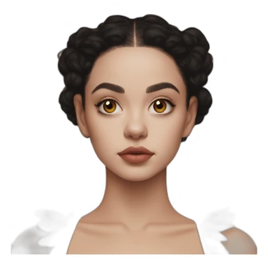 sabrina claudio as an angel sticker