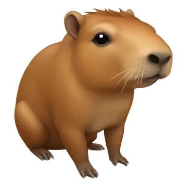 capibara drink mate sticker