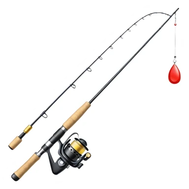 Fishing rod with cocaine bait  sticker