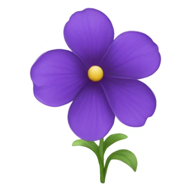 violet flower twitter sticker