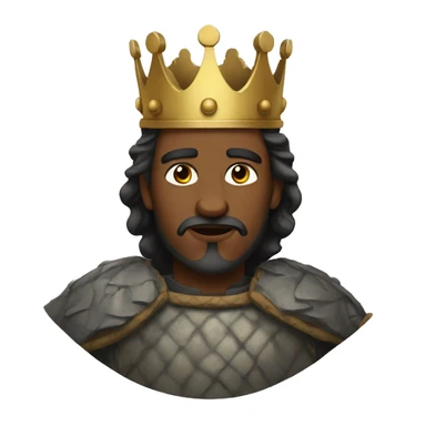 A medieval king  sticker