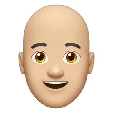 Bald Rugby sticker