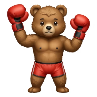 Bear wearing boxing gloves





 sticker