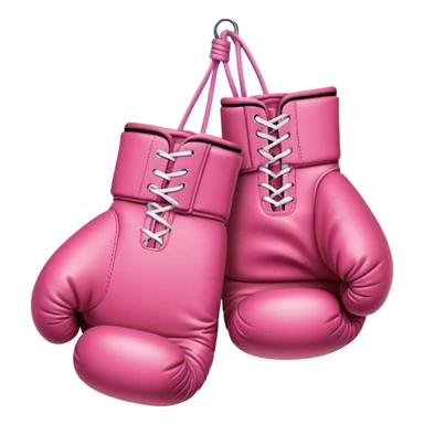 pink boxing gloves sticker