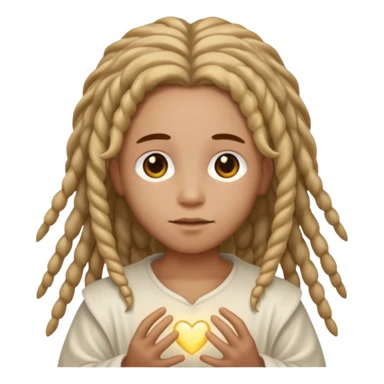angel con rastas sticker